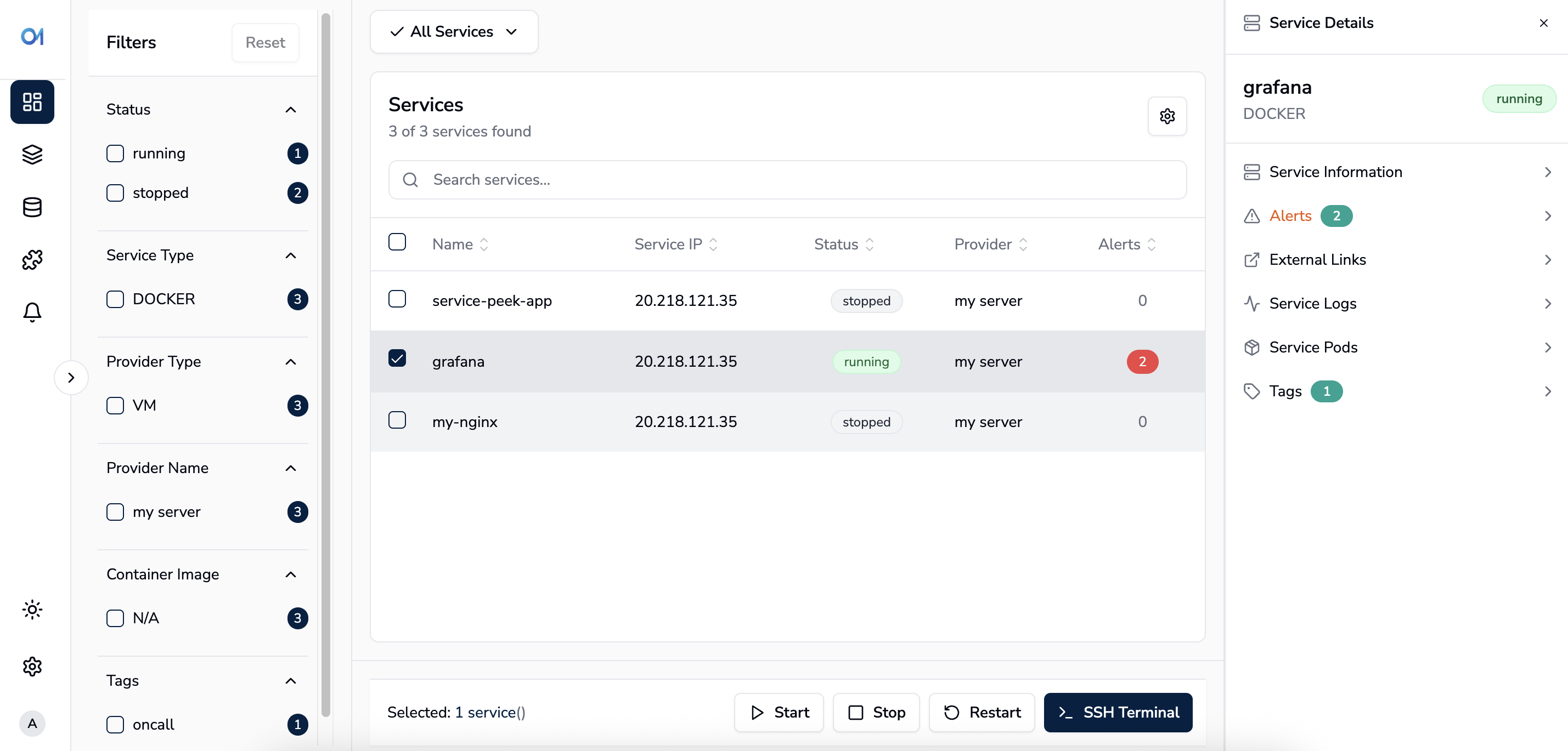 OpsiMate Dashboard